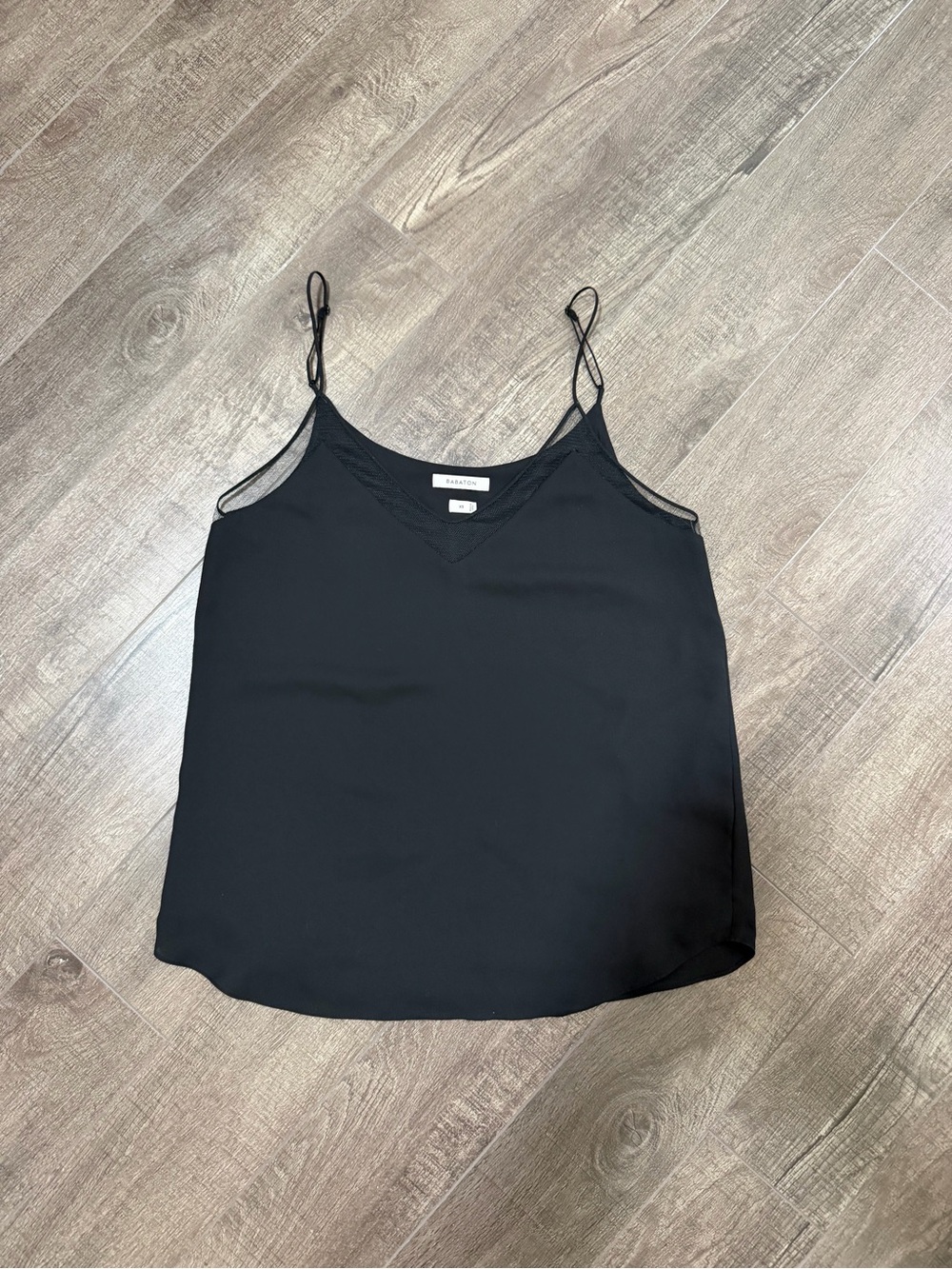 Aritzia Babaton mesh camisole tank- size XS - black